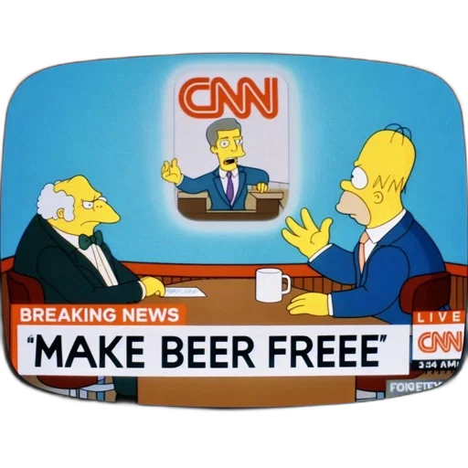 episode, simpsons, burns, homer, simpson, watch, showing, breaking transparent PNG cut-out