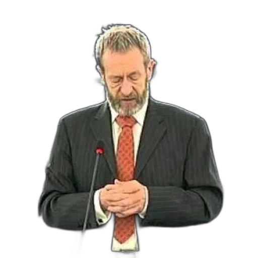 jacket, staff, cartoon, concept art, man, suit, tie, stands transparent PNG cut-out