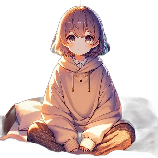 creature, jacket, dress, face, anime, pixel art, watercolor, concept art transparent PNG cut-out