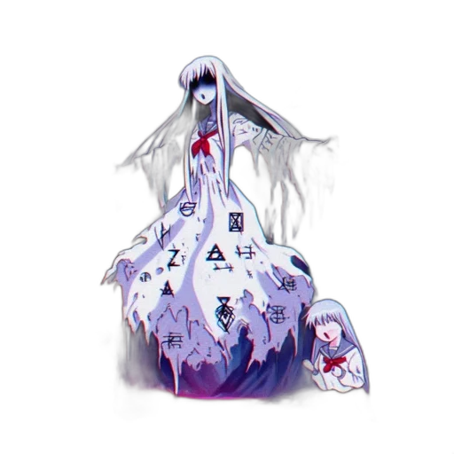 creature, dress, crown, concept art, pixel art, fantasy art, watercolor, fog transparent PNG cut-out