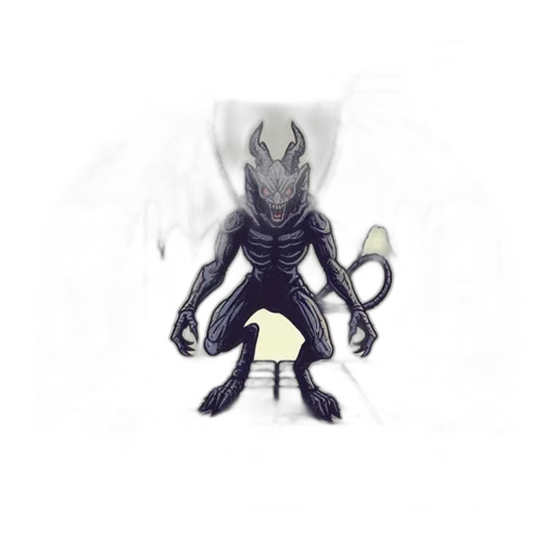 creature, dragon, staff, animal, concept art, fantasy art, pixel art, 3d render transparent PNG cut-out