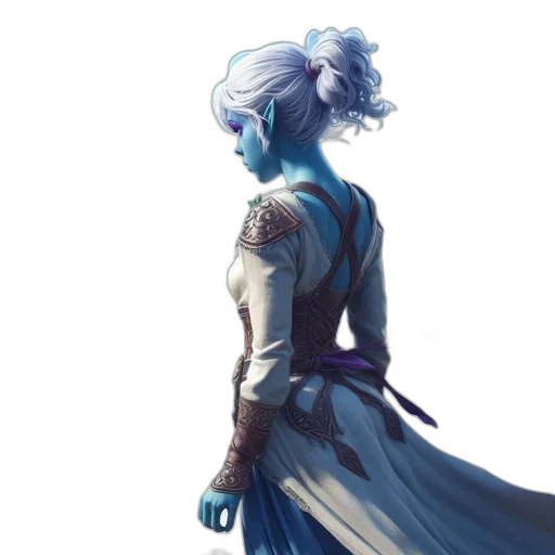 staff, sword, jacket, dress, concept art, fantasy art, watercolor, comic book art transparent PNG cut-out