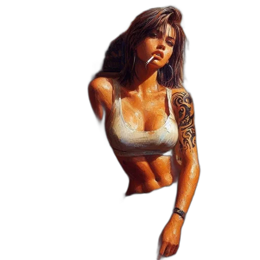 face, jewelry, dress, photorealistic, oil painting, concept art, fantasy art, woman transparent PNG cut-out