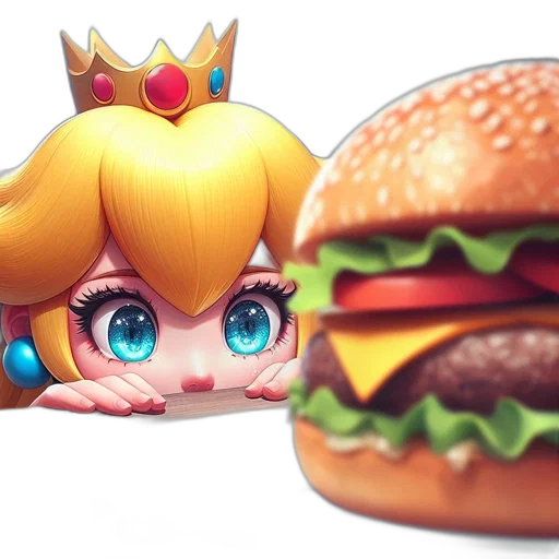 food, crown, weapon, 3d render, concept art, photorealistic, pixel art, animated transparent PNG cut-out
