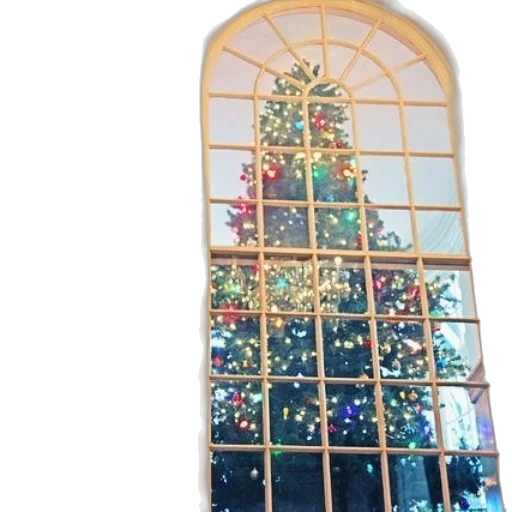 tree, building, staff, dress, snow, tall, clock, sits transparent PNG cut-out