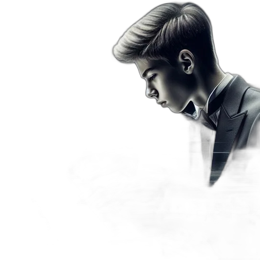 face, hair, mask, jacket, photorealistic, concept art, cartoon, comic book art transparent PNG cut-out