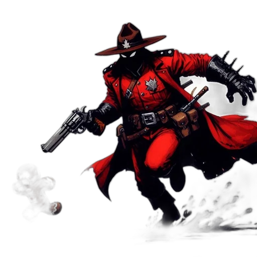 weapon, staff, concept art, fantasy art, pixel art, comic book art, red, figure transparent PNG cut-out