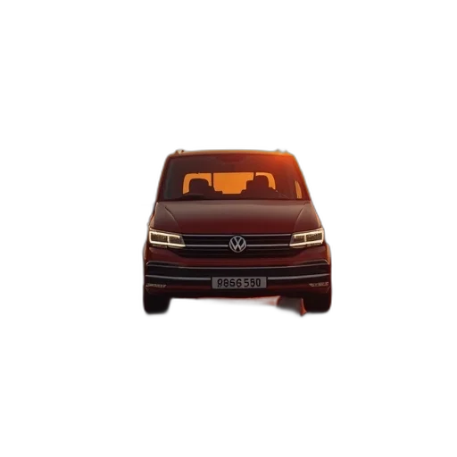car, 3d render, photorealistic, volkswagen transparent PNG cut-out
