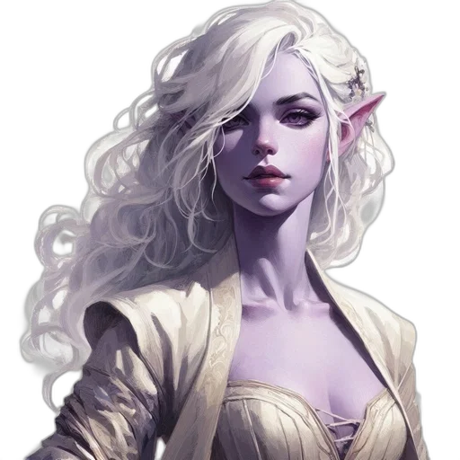 face, staff, dragon, dress, fantasy art, concept art, comic book art, pixel art transparent PNG cut-out