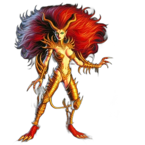 hair, creature, concept art, fantasy art, comic book art, pixel art, fantastical, figure transparent PNG cut-out