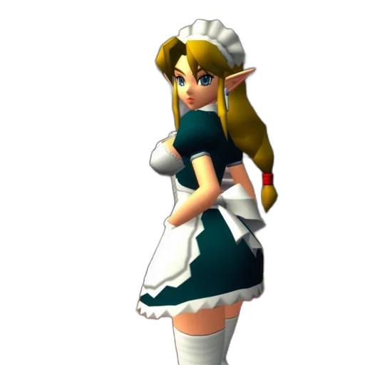 dress, staff, 3d render, concept art, pixel art, fantasy art, green, monochrome transparent PNG cut-out