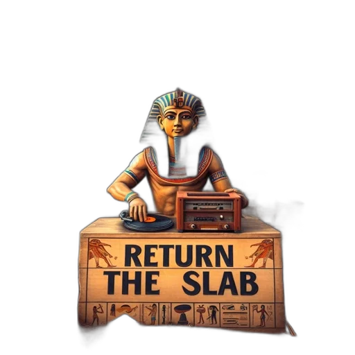 3d render, concept art, ancient, egyptian, pharaoh, statue, possibly, tutankhamun transparent PNG cut-out
