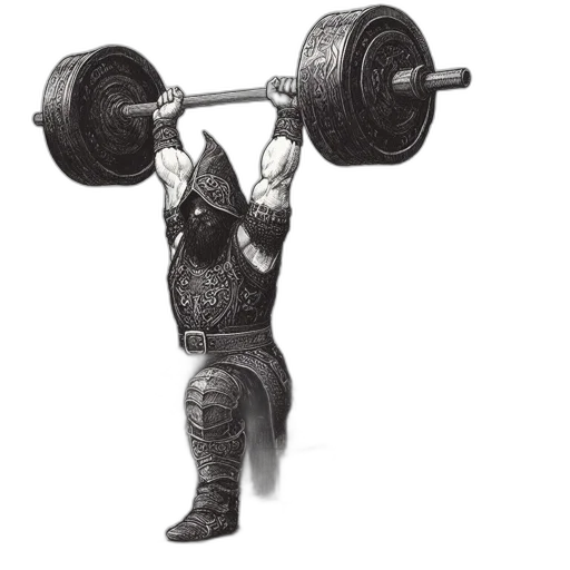 weapon, sword, staff, robot, concept art, strong, armored, dwarf transparent PNG cut-out