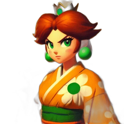 staff, crown, dress, face, concept art, fantasy art, pixel art, 3d render transparent PNG cut-out