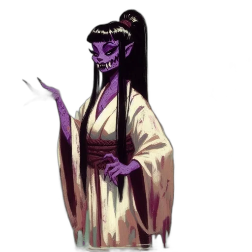 staff, mask, creature, concept art, fantasy art, pixel art, vaporwave, dark transparent PNG cut-out