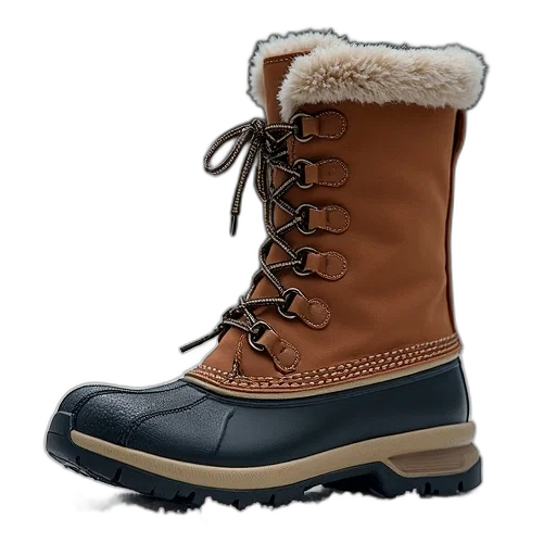 shoes, womens, winter, boot transparent PNG cut-out