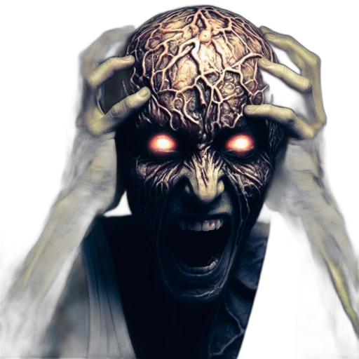 mask, face, robot, creature, concept art, comic book art, cyberpunk, fantasy art transparent PNG cut-out