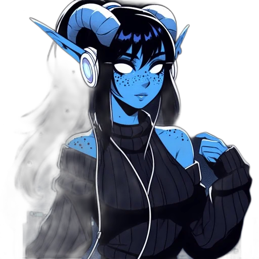 dragon, staff, concept art, fantasy art, pixel art, vaporwave, blue, dark transparent PNG cut-out