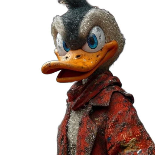 mask, jacket, animal, face, 3d render, photorealistic, concept art, weathered transparent PNG cut-out