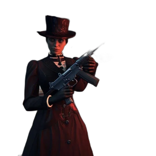 staff, weapon, hat, concept art, 3d render, cyberpunk, fantasy art, dark transparent PNG cut-out