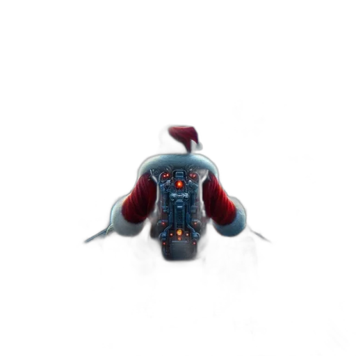 jacket, robot, creature, animal, concept art, 3d render, fantasy art, pixel art transparent PNG cut-out