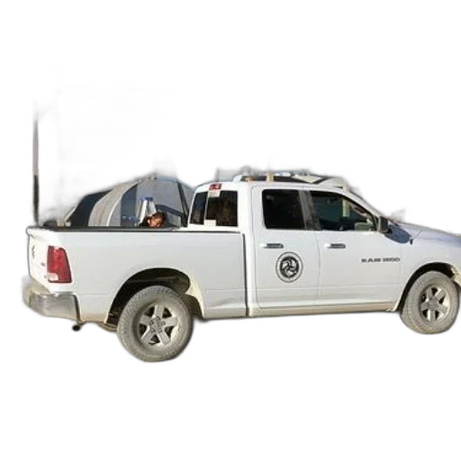 staff, car, weapon, white, truck, logo, door, parked transparent PNG cut-out