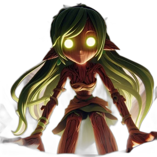 mask, staff, weapon, creature, concept art, fantasy art, anime, pixel art transparent PNG cut-out