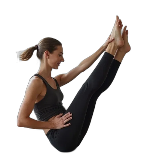 staff, woman, pilates, reformer transparent PNG cut-out