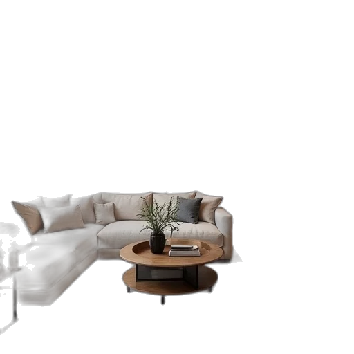 furniture, 3d render, photorealistic, concept art transparent PNG cut-out