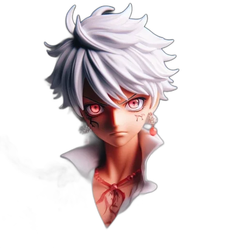 face, mask, staff, crown, anime, pixel art, photorealistic, concept art transparent PNG cut-out