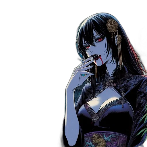jewelry, mask, anime, concept art, comic book art, fantasy art, dark, blue transparent PNG cut-out