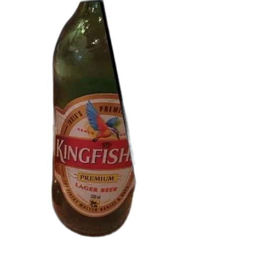 bottle, food, weapon, 3d render, photorealistic, kingfish, beer, sits transparent PNG cut-out