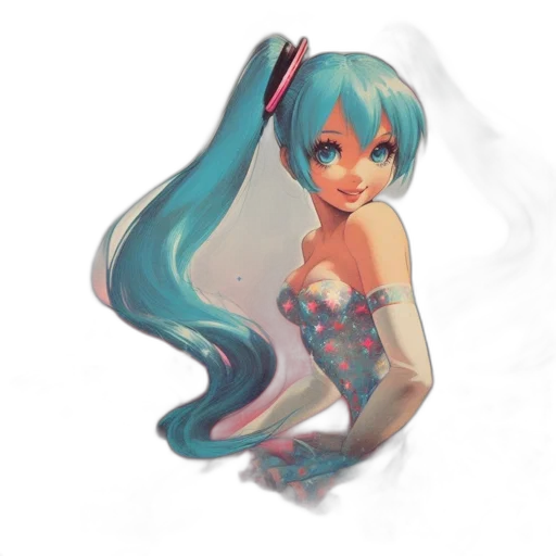 dress, robot, face, mask, concept art, 3d render, fantasy art, anime transparent PNG cut-out