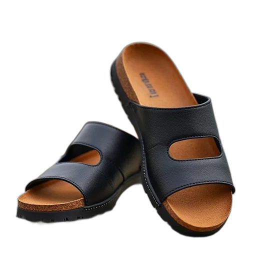 shoes, pair, men, sandals transparent PNG cut-out