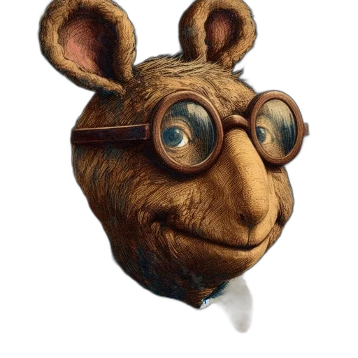 mask, animal, face, creature, 3d render, concept art, photorealistic, cartoon transparent PNG cut-out