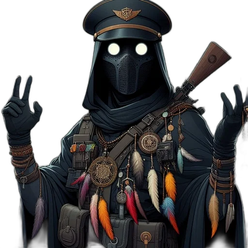 staff, weapon, mask, jewelry, fantasy art, concept art, pixel art, comic book art transparent PNG cut-out
