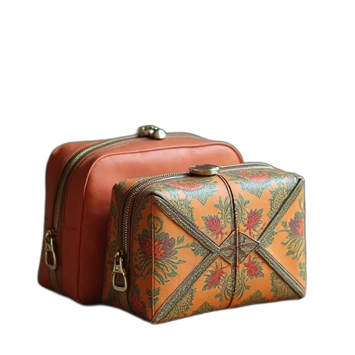 vintage, vanity, bags, postcard transparent PNG cut-out