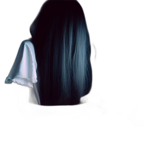 hair, dress, mask, face, photorealistic, 3d render, concept art, anime transparent PNG cut-out