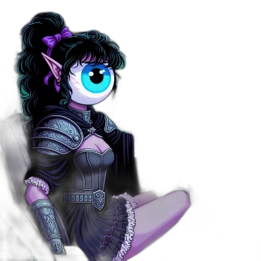 staff, dragon, fantasy art, concept art, comic book art, pixel art, dark, blue transparent PNG cut-out