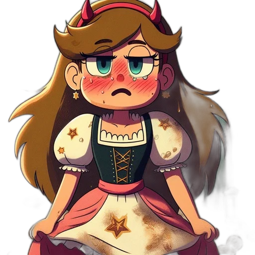 dress, crown, staff, mask, pixel art, concept art, anime, fantasy art transparent PNG cut-out