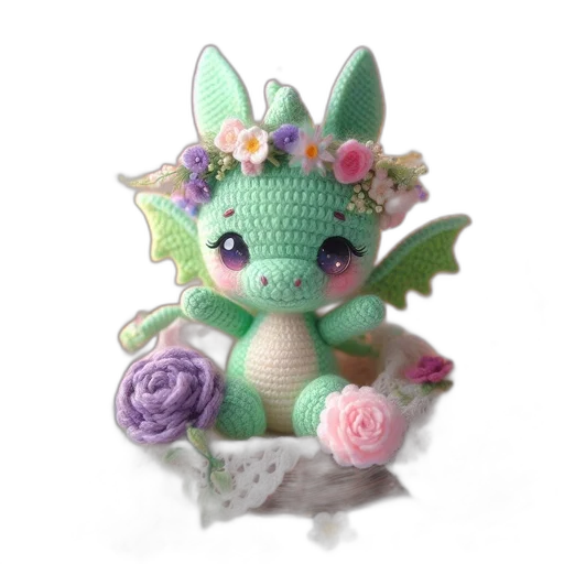 dragon, creature, 3d render, fantasy art, photorealistic, concept art, green, pastel transparent PNG cut-out