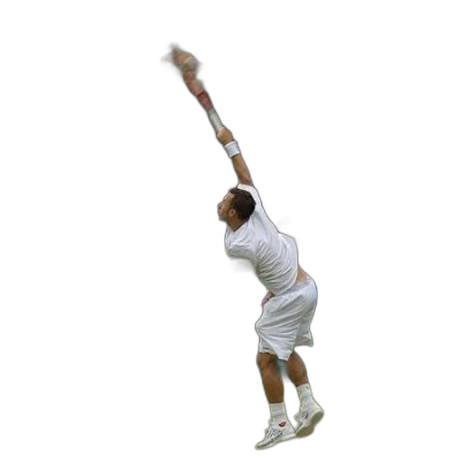 staff, weapon, 3d render, man, white, shirt, shorts, playing transparent PNG cut-out