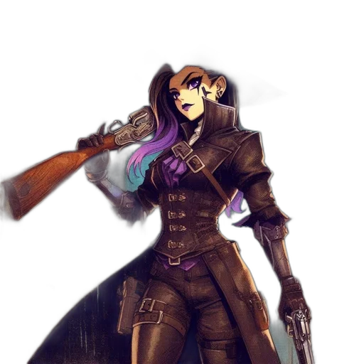 staff, weapon, concept art, fantasy art, comic book art, cyberpunk, dark, colorful transparent PNG cut-out