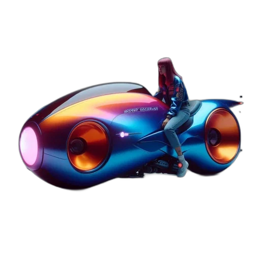 car, weapon, shoes, robot, concept art, 3d render, fantasy art, cyberpunk transparent PNG cut-out