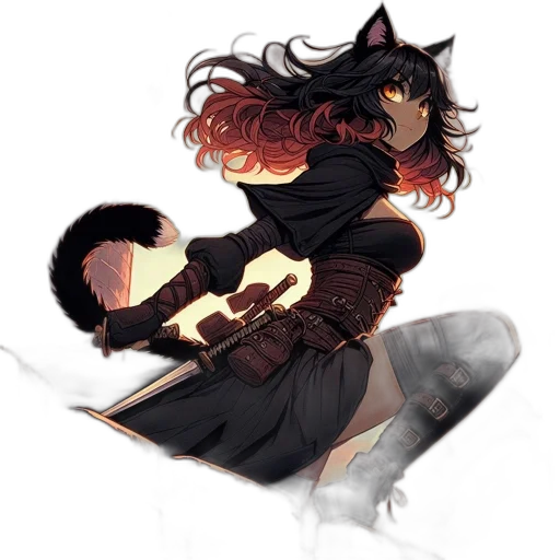 staff, fantasy art, concept art, pixel art, watercolor, dark, monochrome, red transparent PNG cut-out