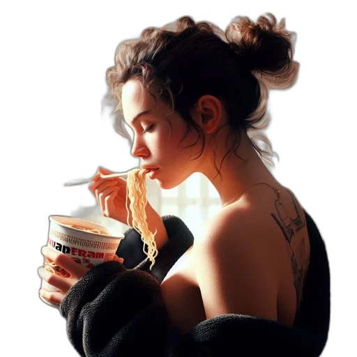 food, jewelry, dress, face, photorealistic, oil painting, concept art, watercolor transparent PNG cut-out