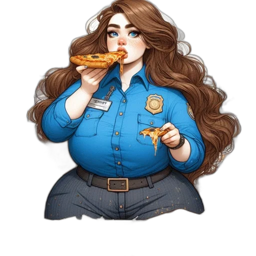 food, staff, concept art, cartoon, pixel art, fantasy art, young, woman transparent PNG cut-out