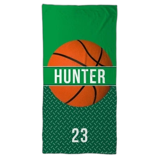 green, beach, towel, orange transparent PNG cut-out