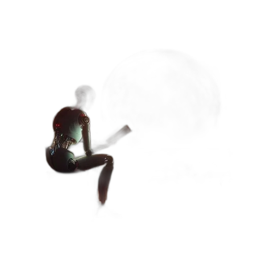 umbrella, robot, staff, mask transparent PNG cut-out