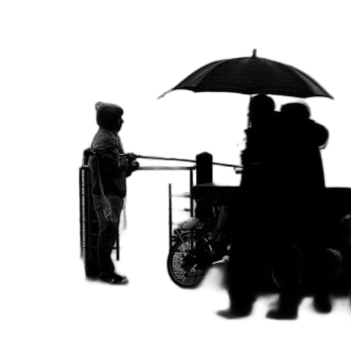umbrella, staff, car, robot, photorealistic, concept art, 3d render, pencil sketch transparent PNG cut-out